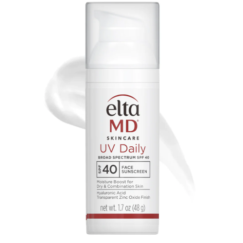 UV Daily SPF 40 sunscreen for dry or sensitive skin with hydrating glow finish recommended by Scottsdale nurse