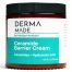 Derma Made Ceramide Barrier Cream jar featuring ceramides and hyaluronic acid for repairing extra dry and flaky skin.