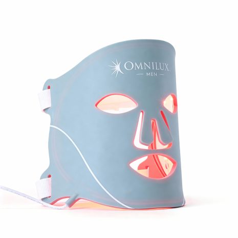 Omnilux Men LED Mask – Red and Near-Infrared Light Therapy for Men’s Skin Omnilux Men LED Mask designed for men’s thicker skin, featuring red and near-infrared light therapy to reduce wrinkles, dark circles, and post-shave irritation.