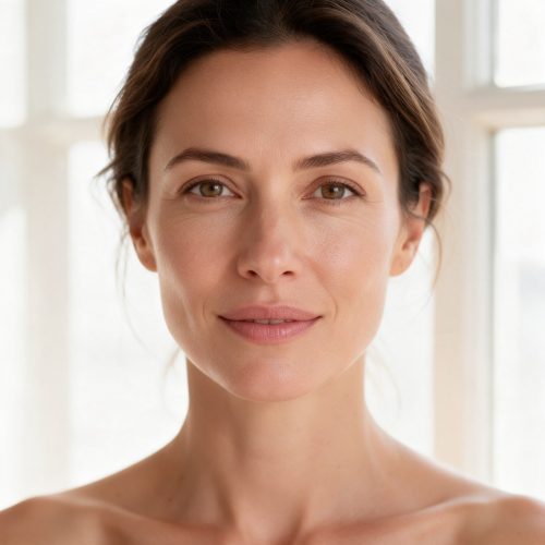 Portrait of a woman with natural, relaxed skin – Botox treatment (40 units) at Skin With Bea Esthetics, Scottsdale