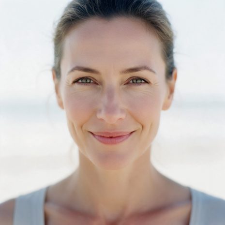 Smiling woman with natural-looking skin – Botox treatment (60 units) at Skin With Bea Esthetics, Scottsdale